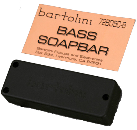 BARTOLINI DUAL COIL 72BD5C-B - 5 STRING SOAPBAR PICKUP