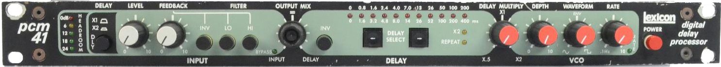 LEXICON PCM 41 DIGITAL DELAY PROCESSOR